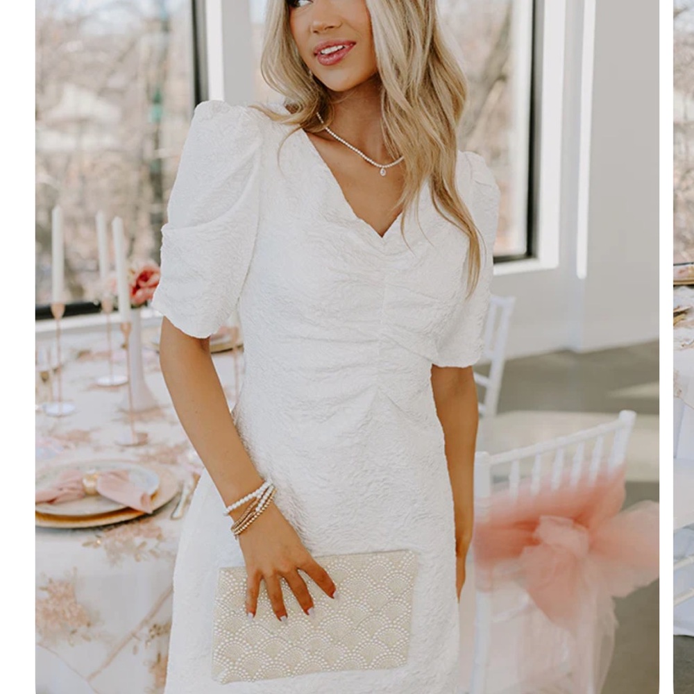 White Classy Bridal Dress